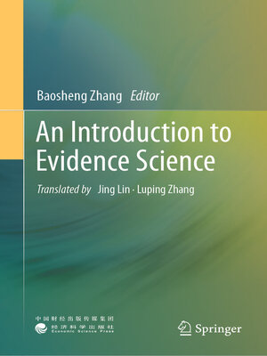cover image of An Introduction to Evidence Science